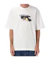 Off-white Graphic Print Short Sleeve Skate T-shirt In White