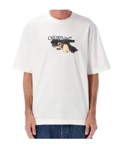 OFF-WHITE OFF-WHITE PAINT ARROW SKATE CREWNECK T-SHIRT