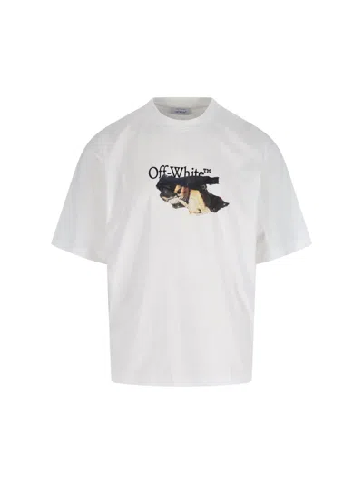 Off-white Paint Arrow T-shirt In White