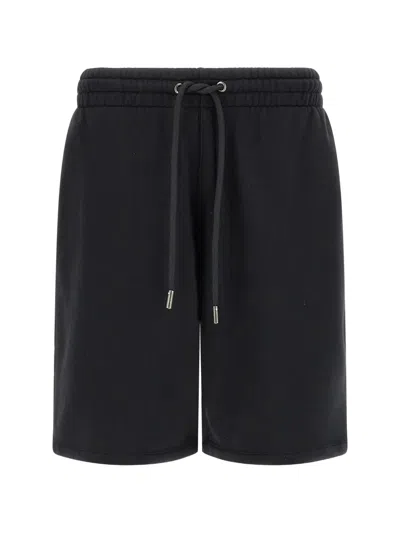 Off-white Paint Diag Skate Printed Drawstring Bermuda Shorts In Black