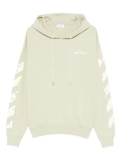Off-white Paint-splatter Hoodie In Neutral