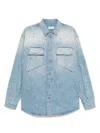 Off-white Off White Shirts In Blue