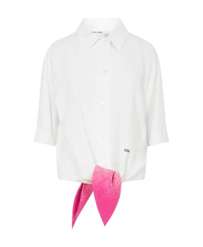 Off-white Paint Splatter Shirt In White