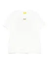 Off-white Paint-splatter Short-sleeve T-shirt In White