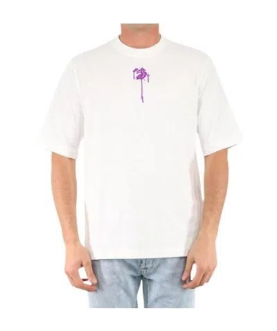 Off-white Paint-splatter T-shirt In White