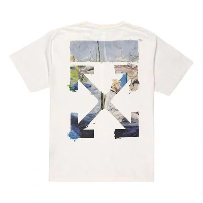 Off-white Painting Arrow Cotton Short Sleeve White
