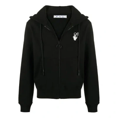 Off-white Painting Arrow Zipper Long Classic Black