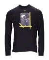 Off-white Painting-print Long-sleeve T-shirt In Black