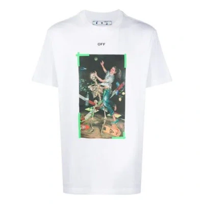 OFF-WHITE OFF-WHITE PAINTING PRINTING SHORT SLEEVE WHITE