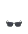 Off-white Palermo Square-frame Sunglasses In Black