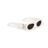 Off-white Palmer Dark Grey Oval Unisex Sunglasses Oeri14e 0107 52
