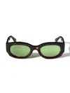 Off-white Palmer Sunglasses In Brown
