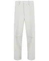 Off-white ™ Panama Double Layered Wool Straight Pant