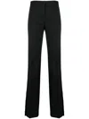 Off-white Split-hem Tailored Trousers In Black