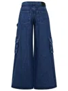 Off-white Belt-loop Jeans In Deep Blue