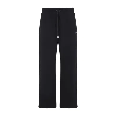 Off-white Scribble Diagonal Track Pants In Black