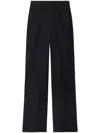 Off-white Off White Formal Over Wool Trousers In Black