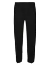 Off-white Tailored Trousers With Back Pockets And Belt Loops In Black