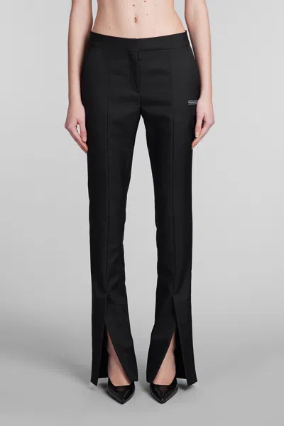 Off-white Pants In Black Polyester