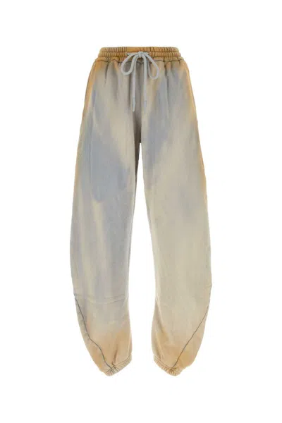 Off-white Cotton Laundry Joggers In Beige