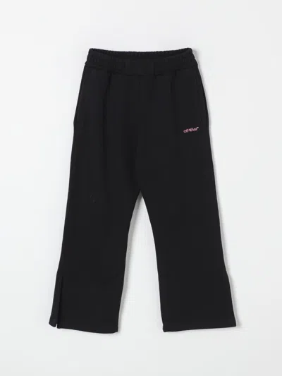 Off-white Pants  Kids Kids Color Black In Schwarz
