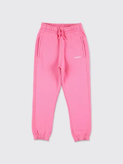 OFF-WHITE PANTS OFF-WHITE KIDS KIDS COLOR FUCHSIA,H51078007