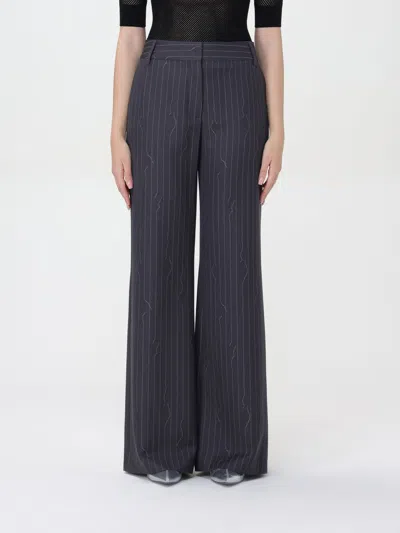 OFF-WHITE PANTS OFF-WHITE WOMAN COLOR GREY,F21899020