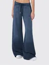 Off-white Pants  Woman Color Multicolor In Blue