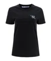 Off-white Paper Clip Arrows Motif T-shirt In Black