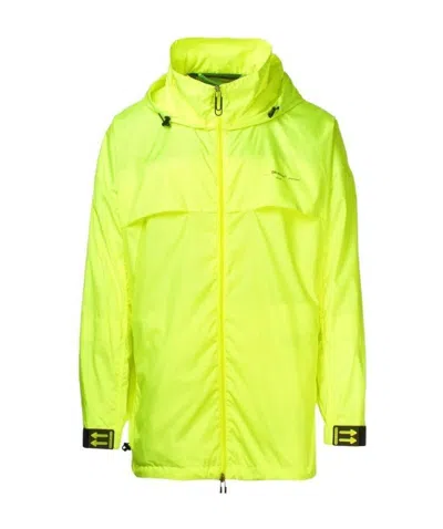 Off-white Paper Clip Lightweight Jacket In Yellow