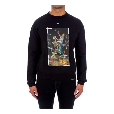 OFF-WHITE OFF-WHITE PASCAL PAINTING MENS LOGO SWEATER