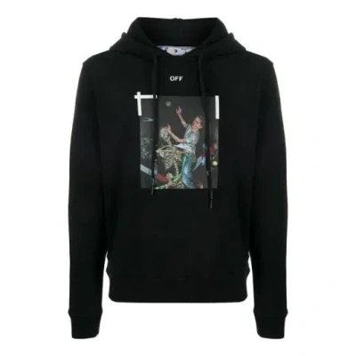Off-white Pascal Painting Printing Hooded Pullover Men Black