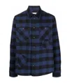Off-white Patch-embellished Check Shirt In Black