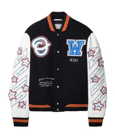 OFF-WHITE OFF-WHITE PATCHWORK VARSITY JACKET