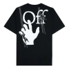 Off-white Pattern Printing Short Sleeve Black In Black
