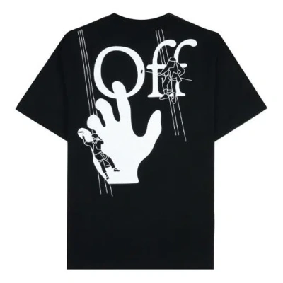 Off-white Pattern Printing Short Sleeve Black