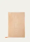 Off-white Peach Bookish Shower Towel