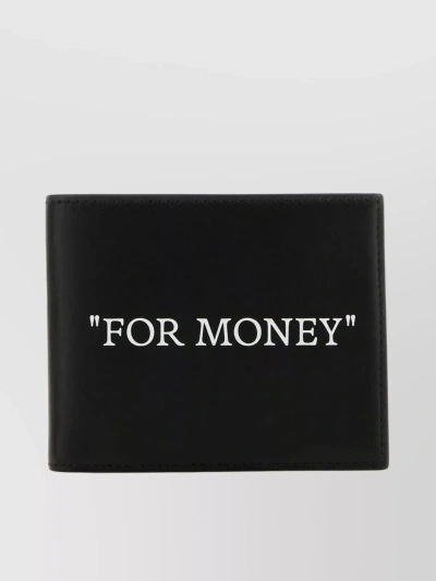 Off-white Carteras Y Monederos - For Money In Black