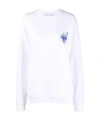 Off-white Pen Arrow Logo Sweatshirt In White