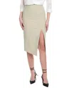Off-white Pencil Skirt In Green