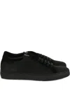 Off-white Perforated Lace-up Sneakers In Black