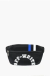 Off-white Perforated Nylon Bum Bag With Contrasting Details