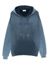 Off-white Laundry Skate Hoodie In Blue