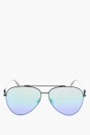Off-white Pilot Sunglasses In Blue