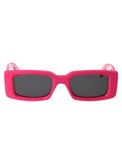 Off-white Pink Acetate  Sunglasses