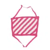 Off-white Pink Cotton Facemasks In Pink