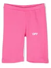 OFF-WHITE PINK COTTON SHORTS