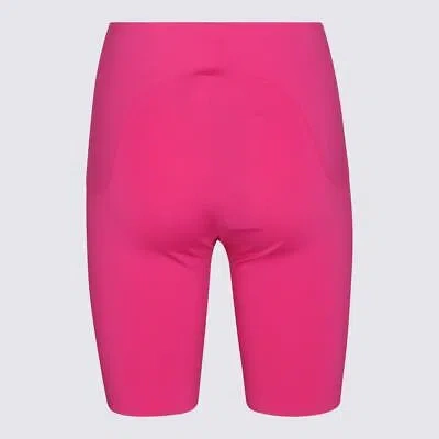 Pre-owned Off-white Pink Cycling Shorts In Red