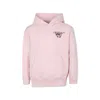 Off-white Pink Sweatshirt For Girl With Logo In Pink