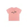 Off-white Baby Girls Bookish Butterfly T-shirt In Pink